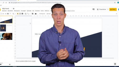 Video Google presentaties: starten en afsluiten -  1ste graad A