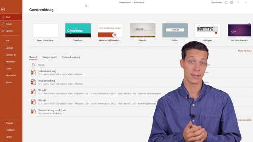 Video Aan de slag met Powerpoint! - ICT vaardigheden 1ste graad A