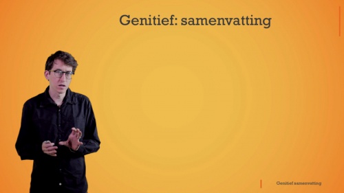 Video De genitief: samenvatting -  1ste graad A