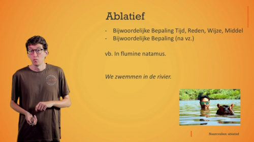 Video De ablatief: introductie - Klassieke taal en cultuur 1ste graad A