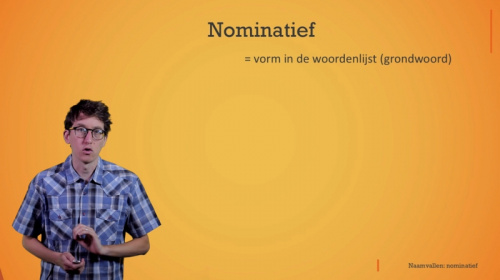 Video De nominatief -  1ste graad A