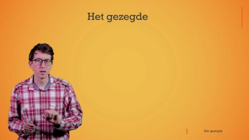 Video Het gezegde: het werkwoordelijk gezegde -  1ste graad A