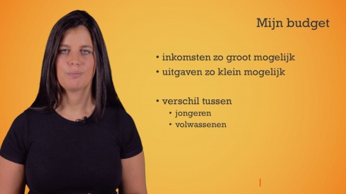 Video Budgettaire keuzes maken -  1ste graad B