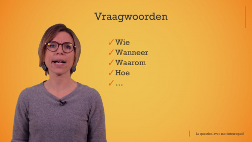 Video Hoe stel je in het Frans een vraag met een vraagwoord? -  2de graad