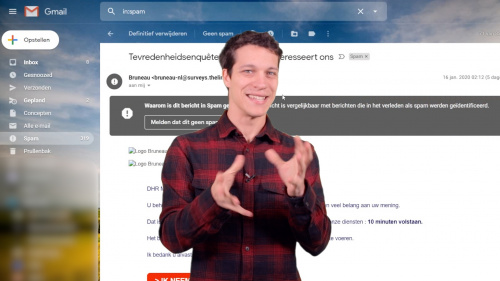 Video Wees op je hoede voor nepmails -  1ste graad A