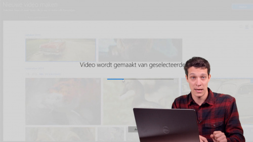 Video Hoe maak ik een video van een reeks foto's? -  1ste graad A