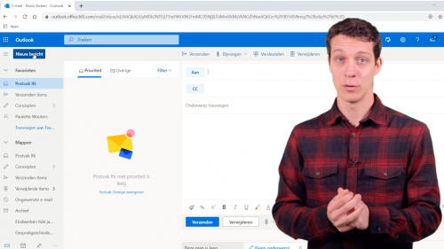 Video Een e-mail opstellen -  1ste graad A
