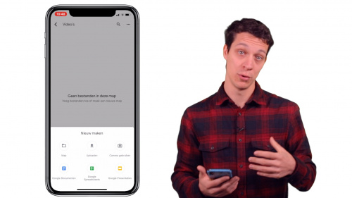 Video Google Drive: beeldmateriaal doorsturen -  1ste graad A