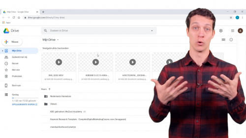 Video Google Drive: bestanden delen -  1ste graad A