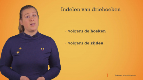 Video Driehoeken tekenen -  1ste graad B