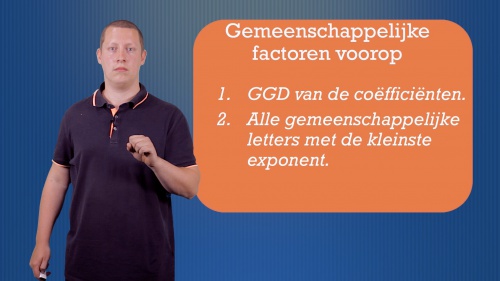 OIF – gemeenschappelijke factor vooropzetten