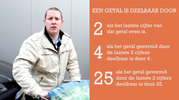 Deelbaarheid door 2,4,5 en 25