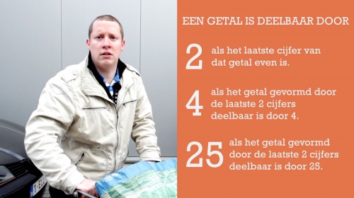 Video Deelbaarheid door 2,4,5 en 25 -  1ste graad A