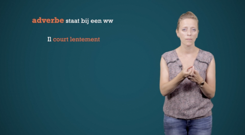 Video L'adverbe of het bijwoord. Maar wat is een l'adverbe nu eigenlijk juist? -  1ste graad A