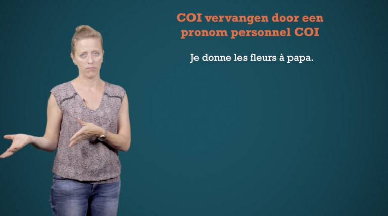 Le pronom personnel COI -  2de graad - 