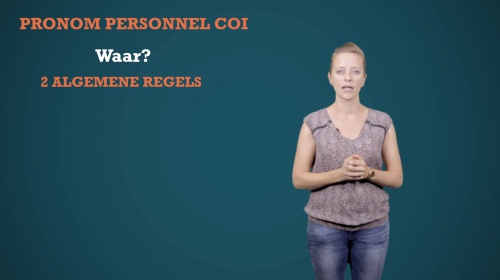 Video Le Pronom Personnel COI: Plaats in de zin. - Frans 2de graad