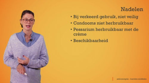 Video Anticonceptie: barrièremiddelen - voor- en nadelen -  2de graad