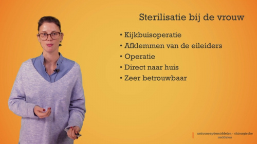 Video Anticonceptie: sterilisatie man en vrouw -  2de graad