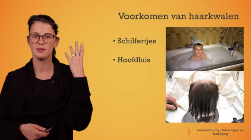 Video Haarverzorging: haarkwalen en onderhoud materiaal - Personenzorg 2de graad