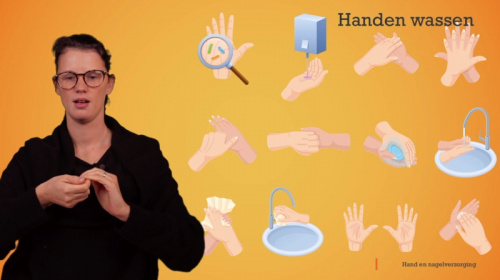 Video Hand- en nagelverzorging: handen wassen - Mens & samenleving 1ste graad A