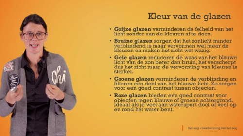 Video Het oog: bescherming door glazen en zonnenbril -  2de graad