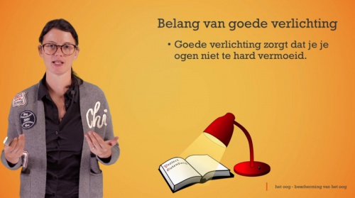 Video Het oog: belang van goede verlichting -  2de graad