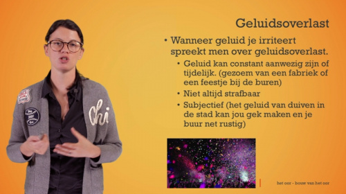 Video Het oor: geluidsoverlast en tips voor de oren -  2de graad