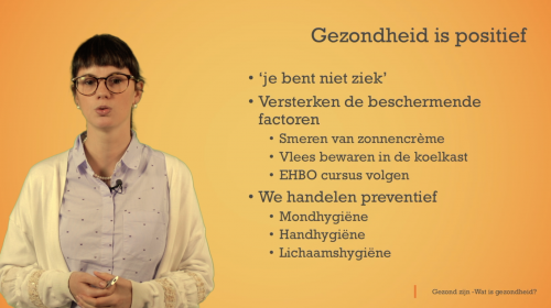 Video Gezond zijn: gezondheid -  1ste graad A