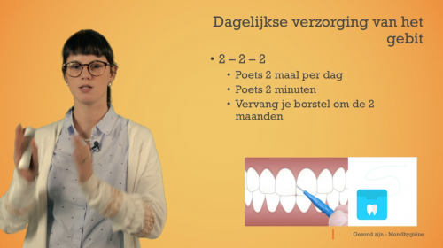 Video Mondhygiëne: mondverzorging en reinigen gebit -  1ste graad A