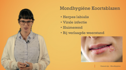 Video Mondhygiëne: koortsblazen - Mens & samenleving 1ste graad A