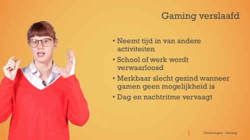 Video Verslaving: recreatief gamen & gameverslaving -  1ste graad A