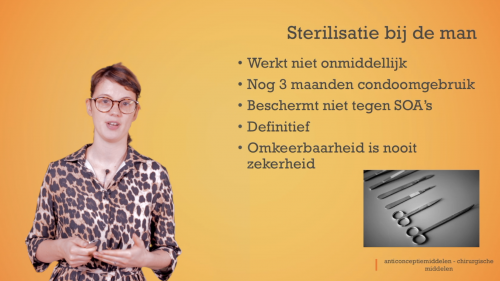 Video Chirurgische middelen: sterilisatie bij man en vrouw - Mens & samenleving 1ste graad A