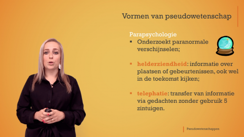 Video Pseudowetenschappen -  1ste graad A