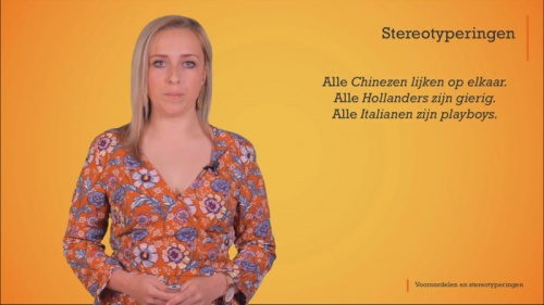 Video Vooroordelen en stereotypen -  1ste graad A