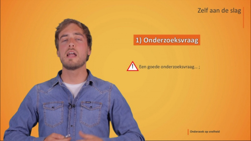 Video Onderzoek volgens de wetenschappelijke methode: hoe werkt de snelheidsmeter op de fiets? -  1ste graad A