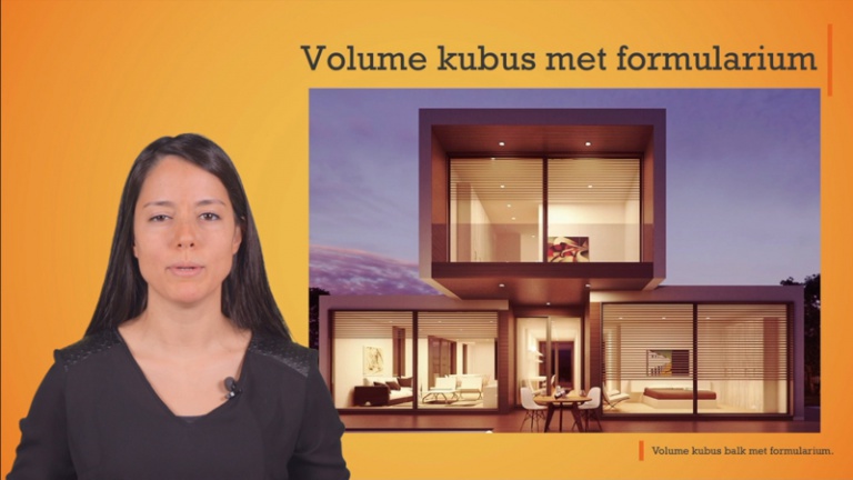 Volume kubus en balk -   - 