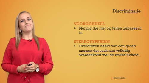 Video Discriminatie -  1ste graad A