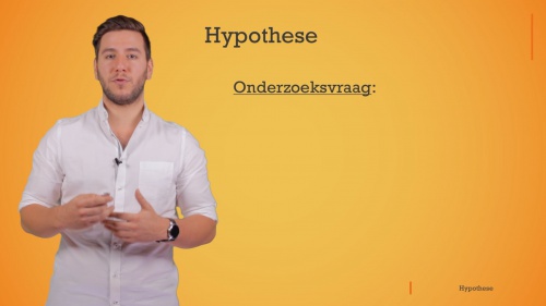 Video Herken jij een goede hypothese? Elias doet de test. -  1ste graad B